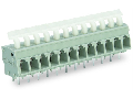 PCB terminal block; push-button; 2.5 mm; Pin spacing 5/5.08 mm; 36-pole; suitable for Ex-e applications; CAGE CLAMP; commoning option; 2,50 mm; light gray