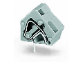 Stackable PCB terminal block; 2.5 mm; Pin spacing 10/10.16 mm; 1-pole; CAGE CLAMP; commoning option; 2,50 mm; light gray