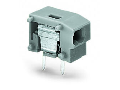 Stackable 2-conductor PCB terminal block; 0.75 mm; Pin spacing 7.5/7.62 mm; 1-pole; PUSH WIRE; 0,75 mm; light gray