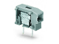 Stackable 2-conductor PCB terminal block; 0.75 mm²; Pin spacing 5/5.08 mm; 1-pole; PUSH WIRE®; 0,75 mm²; light green