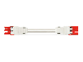 pre-assembled interconnecting cable; Eca; Socket/plug; 3-pole; Cod. P; H05Z1Z1-F 3G 2.5 mm; 4m; 2,50 mm; red