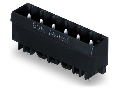 THR male header; 1.2 x 1.2 mm solder pin; straight; Pin spacing 5.08 mm; 3-pole; black