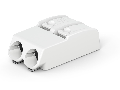 SMD PCB terminal block; push-button; 0.75 mm; Pin spacing 4 mm; 2-pole; Push-in CAGE CLAMP; in tape-and-reel packaging; 0,75 mm; white