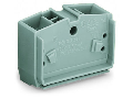 4-conductor center terminal block; without push-buttons; 2.5 mm; CAGE CLAMP; 2,50 mm; gray