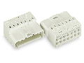 Male connector with connect. for ground; 7-pole; 2,50 mm²; white