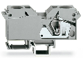 2-conductor through terminal block; 35 mm²; lateral marker slots; only for DIN 35 x 15 rail; CAGE CLAMP®; 35,00 mm²; gray