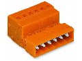 1-conductor male connector; 2.5 mm²; Pin spacing 5.08 mm; 2-pole; 2,50 mm²; orange