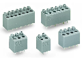 PCB terminal block; push-button; 1.5 mm; Pin spacing 5 mm; 2-pole; PUSH WIRE; 1,50 mm; gray