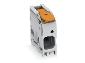 PCB terminal block; lever; 16 mm; Pin spacing 10 mm; 1-pole; Push-in CAGE CLAMP; 16,00 mm; gray