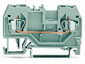 2-conductor through terminal block; 2.5 mm; center marking; for DIN-rail 35 x 15 and 35 x 7.5; CAGE CLAMP; 2,50 mm; black