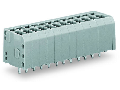 PCB terminal block; 1.5 mm²; Pin spacing 3.5 mm; 12-pole; CAGE CLAMP®; 1,50 mm²; gray