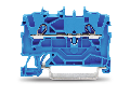 2-conductor through terminal block; 1.5 mm; for Ex e II and Ex i applications; side and center marking; for DIN-rail 35 x 15 and 35 x 7.5; Push-in CAGE CLAMP; 1,50 mm; blue