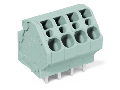 PCB terminal block; 4 mm²; Pin spacing 5 mm; 11-pole; CAGE CLAMP®; 4,00 mm²; gray