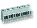 PCB terminal block; 2.5 mm; Pin spacing 5 mm; 3-pole; CAGE CLAMP; 2,50 mm; light gray