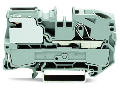 1-conductor power distribution disconnect terminal block; 16 mm²; Push-in CAGE CLAMP®; 16,00 mm²; gray