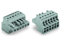 2-conductor female connector; 2.5 mm; Pin spacing 5 mm; 6-pole; 2,50 mm; gray