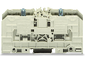 Stud terminal block; 35 mm; with 2 stud bolts M6; 35,00 mm; light gray