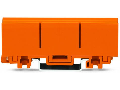 Mounting carrier; for single- and double-row con.; 2273 Series; for DIN-35 rail mounting/screw mounting; orange