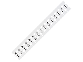 Cable tie marker; for Smart Printer; for use with cable ties; 25 x 10 mm; white