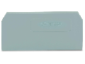 End and intermediate plate; 2.5 mm thick; gray