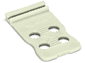 Strain relief plate; 12.5 mm wide; light gray