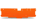 End and intermediate plate; 1.1 mm thick; orange