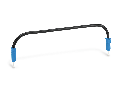 Push-in type wire jumper; insulated; wire length 110 mm; Conductor cross section 1.5 mm²; suitable for 2001, 2002, 2003 and 2022 Series rail-mounted terminal blocks; blue