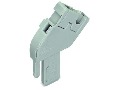 Start module for 1-conductor female connector; angled; 4 mm²; 1-pole; 4,00 mm²; gray