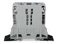 2-conductor through terminal block; 95 mm²; lateral marker slots; with fixing flanges; POWER CAGE CLAMP; 95,00 mm²; gray