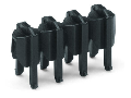 Cover for male connectors; for 734 Series; IP20 protection; black