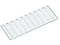 WSB marking card; as card; MARKED; L1, L2, L3, N, PE, L1, L2, L3, N, PE (10x); not stretchable; Horizontal marking; snap-on type; white