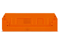 End and intermediate plate; 2.5 mm thick; orange