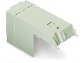 Protective cover; IP20; for high current terminal blocks with 2 stud bolts M12 or M16; light gray