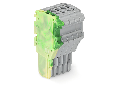 1-conductor female plug; 1.5 mm²; 5-pole; 1,50 mm²; green-yellow, gray