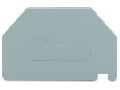 Separator plate; 2 mm thick; oversized; gray