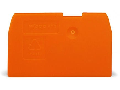 End and intermediate plate; 1 mm thick; orange