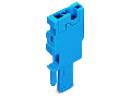 Start module for 1-conductor female connector; 4 mm²; 1-pole; 4,00 mm²; blue