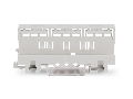 Mounting carrier; for Ex applications; 221 Series - 4 mm²; for DIN-35 rail mounting/screw mounting; light gray