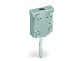 Test plug module; without locking device; modular; for 2-conductor terminal blocks; gray