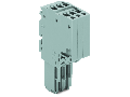 2-conductor female connector; 1.5 mm²; 3-pole; 1,50 mm²; gray