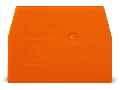 Separator plate; 1 mm thick; orange