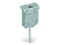 Test plug module; without locking device; modular; for 2-conductor terminal blocks; gray