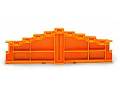 4-level end plate; marking: 0-1-2-3--3-2-1-0; 7.62 mm thick; orange