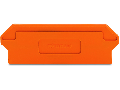 Separator plate; 2 mm thick; oversized; orange