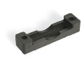 Fixing clamp for screw mounting; for securing the flat cable; for flat cable 5 x 10 mm²