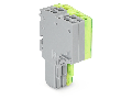 2-conductor female connector; 1.5 mm; 3-pole; 1,50 mm; gray, green-yellow