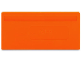 Separator plate; 2 mm thick; oversized; orange