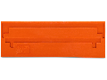 Separator plate; 2 mm thick; oversized; orange