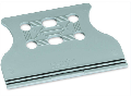 Strain relief plate; gray