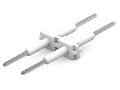 Board-to-Board Link; Pin spacing 6 mm; 2-pole; Length: 30 mm; white